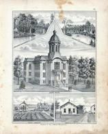 Court House, County Almshouse, Depot, Sugar River